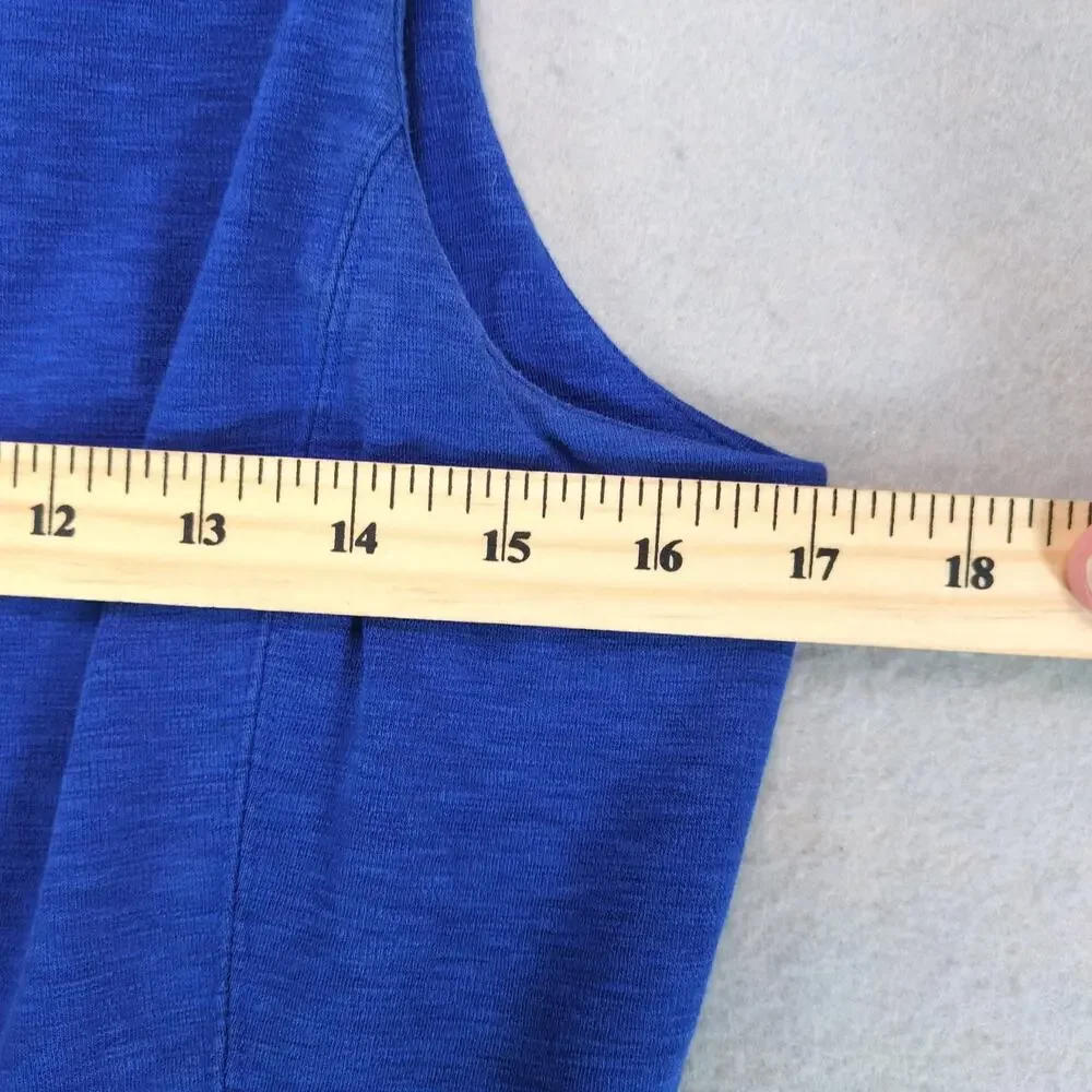 J Crew Blue Pleated Ponte Knit Fit & Flare Dress Sz M Knee-Length‎ Preppy Retro